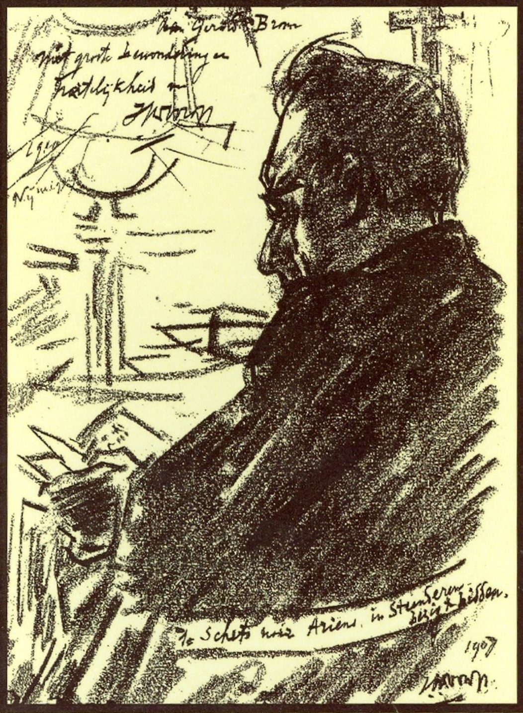 03 Ariens Voorstudie C door Jan Toorop 1907