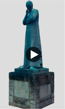 Alphons Ariëns - statue by Maxim Afbeelding3D